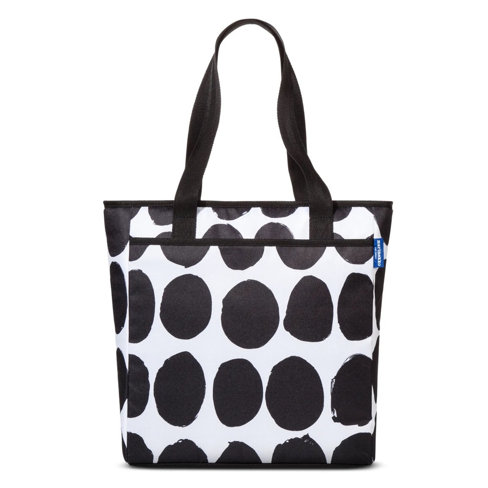 Marimekko Polka Dot Black and White Cooler/ Tote Bag